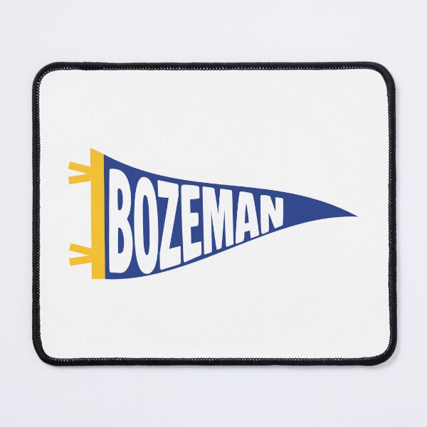 Item preview, Bozeman Montana Retro Town Pennant designed and sold by Sparkledust Creations.