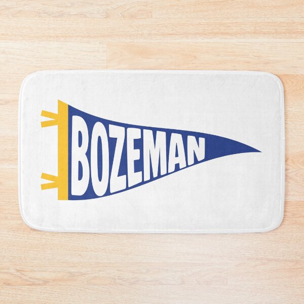 Item preview, Bozeman Montana Retro Town Pennant designed and sold by Sparkledust Creations.