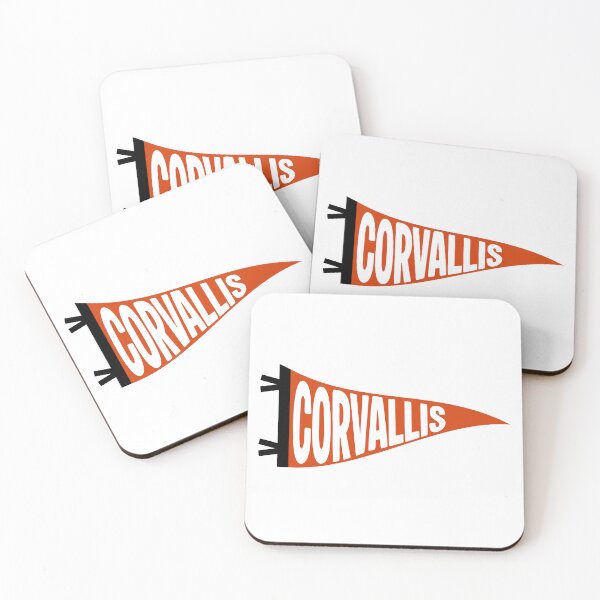 Item preview, Corvallis Oregon Vintage Retro Town Pennant designed and sold by Sparkledust Creations.