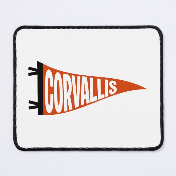 Item preview, Corvallis Oregon Vintage Retro Town Pennant designed and sold by Sparkledust Creations.