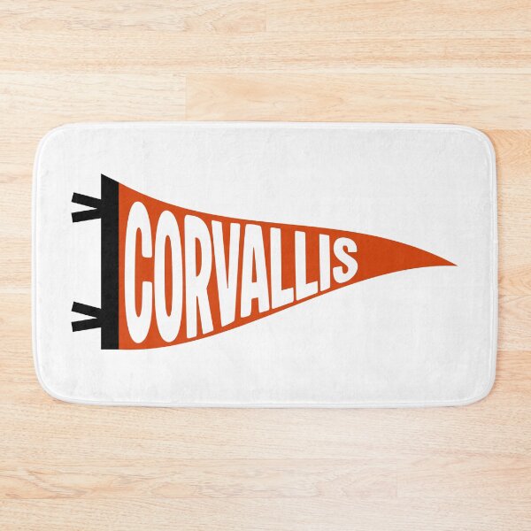 Item preview, Corvallis Oregon Vintage Retro Town Pennant designed and sold by Sparkledust Creations.