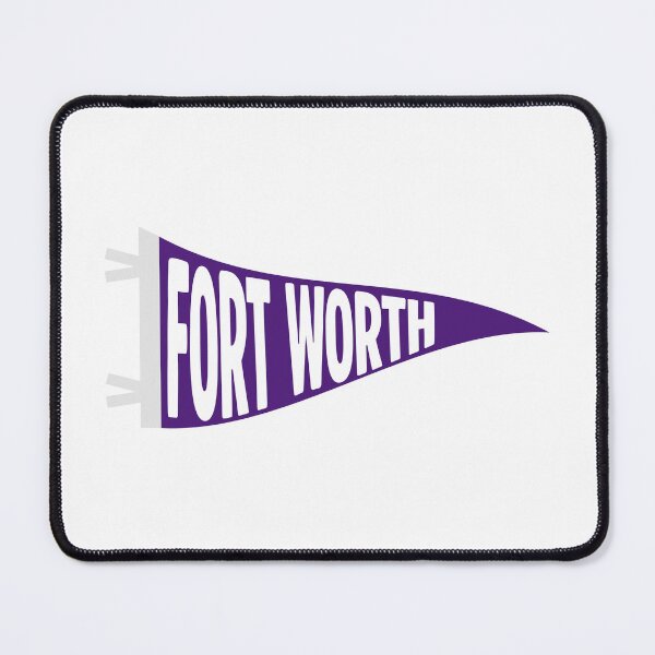 Item preview, Fort Worth Texas Retro Collegiate Town Pennant designed and sold by Sparkledust Creations.