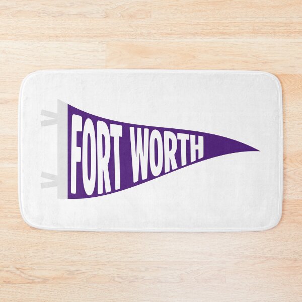 Item preview, Fort Worth Texas Retro Collegiate Town Pennant designed and sold by Sparkledust Creations.