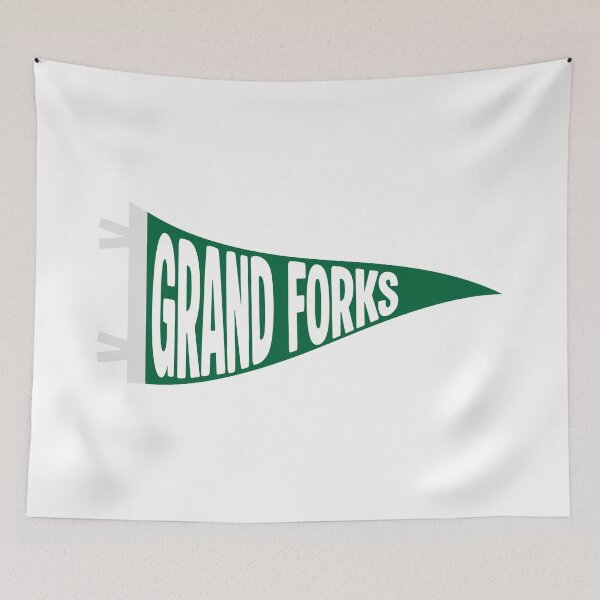 Item preview, Grand Forks North Dakota Retro Sport Pennant designed and sold by Sparkledust Creations.