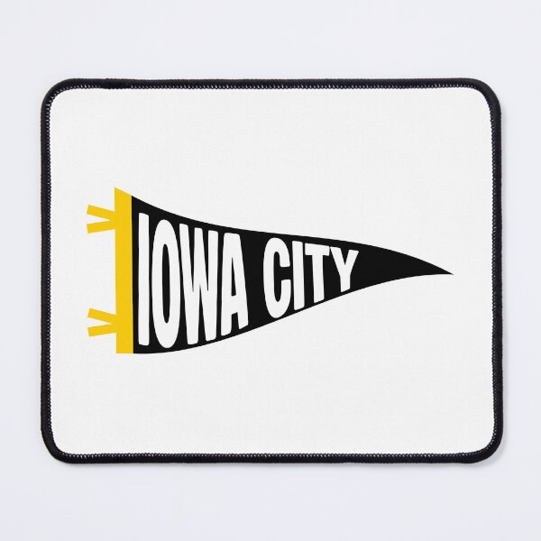 Item preview, Iowa City Vintage Collegiate Pennant designed and sold by Sparkledust Creations.