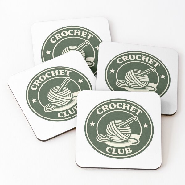Item preview, Crochet Club Vintage Badge designed and sold by EastEndTownie.