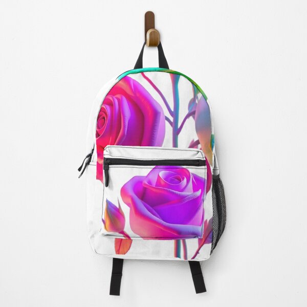 Item preview, Rainbow Rose Trio Neon Gradient Flowers - Colourful Floral Aesthetic Art for Stickers, T-Shirts, Phone Cases & Wall Art designed and sold by ArtByTripti.