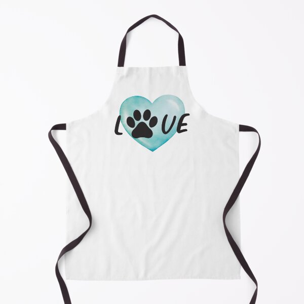 Item preview, Love my Dog Teal Heart with Pawprint designed and sold by jeweleddesigns.