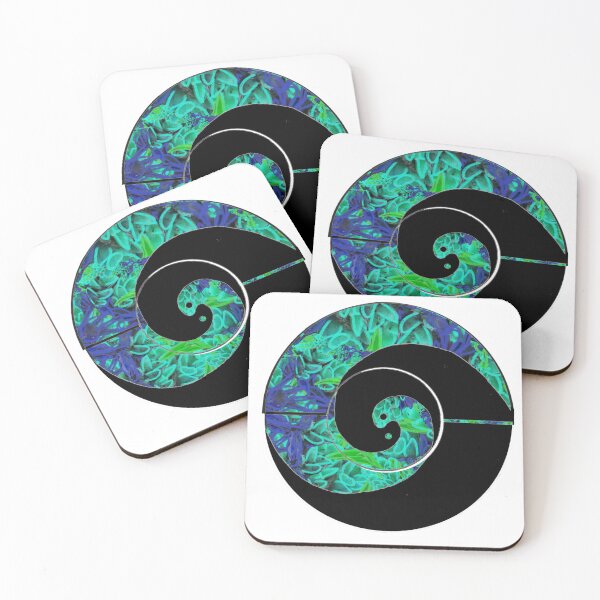 Item preview, Big wave fluorescent blue green designed and sold by PhotonGhosts.
