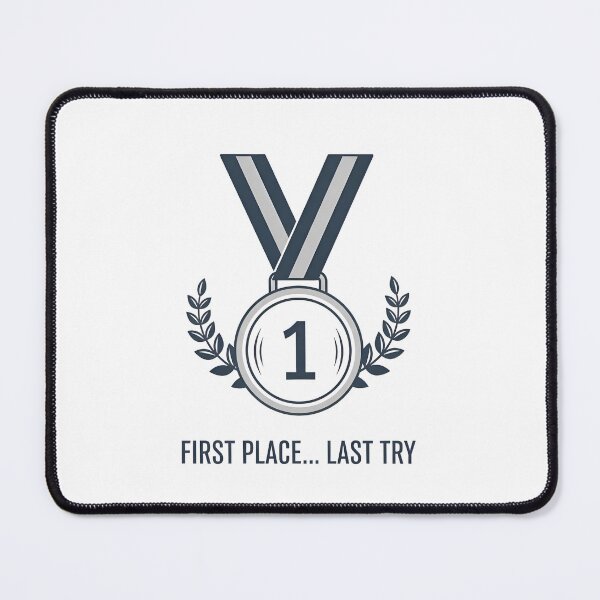Item preview, First Place Medal Last Try Flat Vector designed and sold by AbanoubStore.