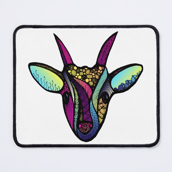 Item preview, Psychedelic Goat - Synthwave designed and sold by zylleon.