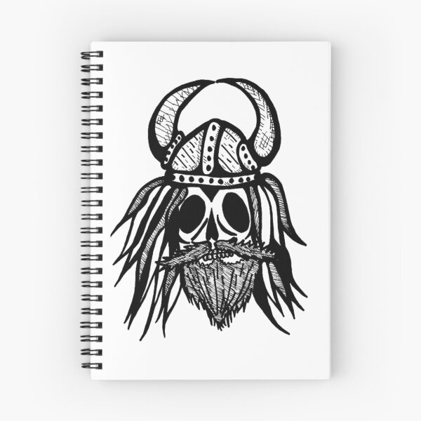Item preview, Greyscale Viking Skeleton designed and sold by KayTurtless.