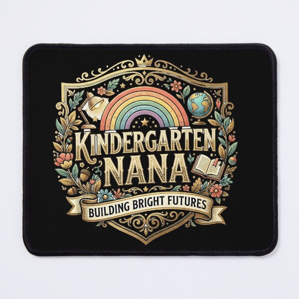 Item preview, Vintage Kindergarten Nana Emblem - Elegant School Teacher Grandmother Gift designed and sold by MyStore2025.