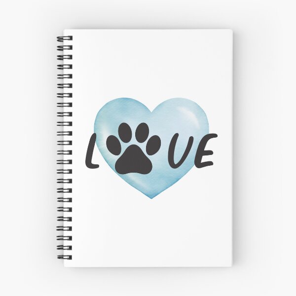 Item preview, Love my Dog Blue-gray Heart with Pawprint designed and sold by jeweleddesigns.