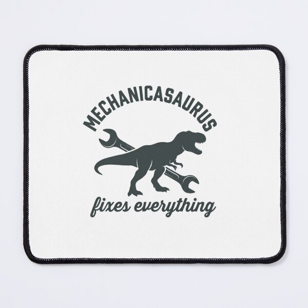 Item preview, Mechanicasaurus Fixes Everything - Funny Mechanic Dinosaur T-Rex designed and sold by CH-4TEE.