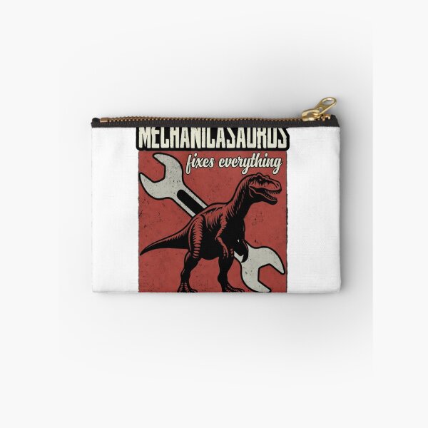 Item preview, Mechanicasaurus Fixes Everything - Dark Vintage Mechanic Dinosaur designed and sold by CH-4TEE.