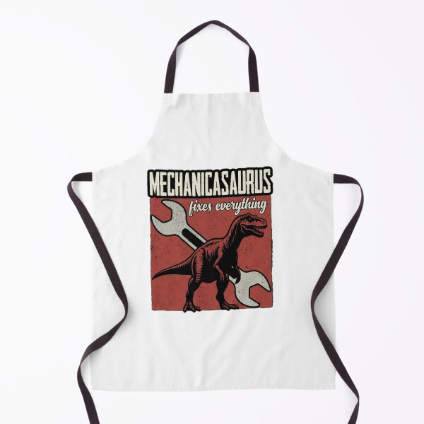 Item preview, Mechanicasaurus Fixes Everything - Dark Vintage Mechanic Dinosaur designed and sold by CH-4TEE.