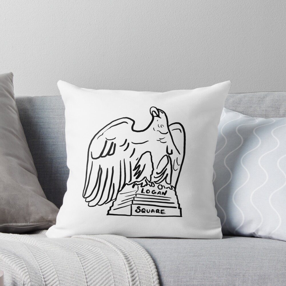 Item preview, Throw Pillow designed and sold by Pollen-Design.