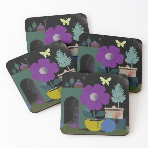 Item preview, Royal Purple Night: The Magic Flower and Golden Pot designed and sold by joycrysstudio.