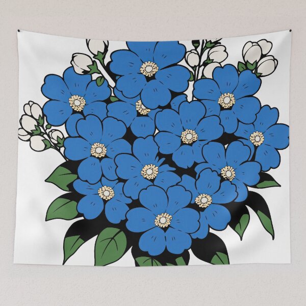 Item preview, the Azure Blossoms designed and sold by CircaSassy.