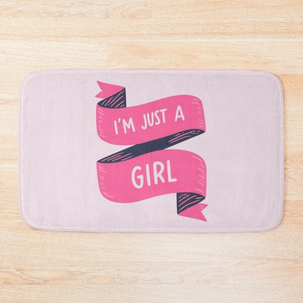 Item preview, I’m Just a Girl Cute Pink Ribbon Design – Simple Feminine Quote Aesthetic designed and sold by TheStephanieRome.