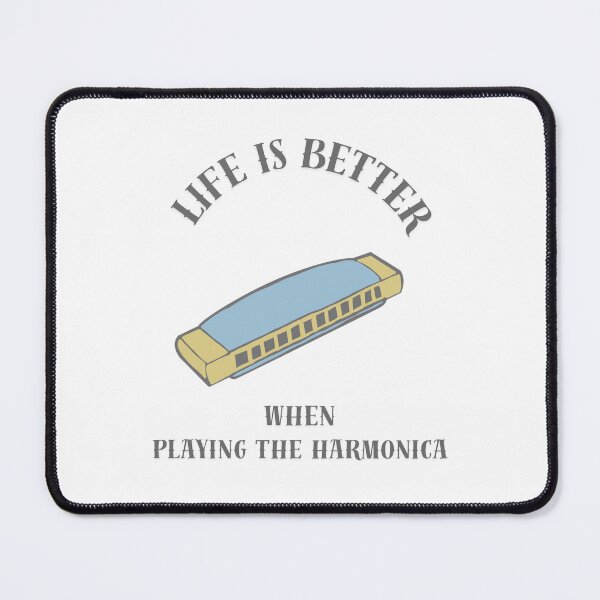 Item preview, Life is better when playing the harmonica  designed and sold by TaraPen.
