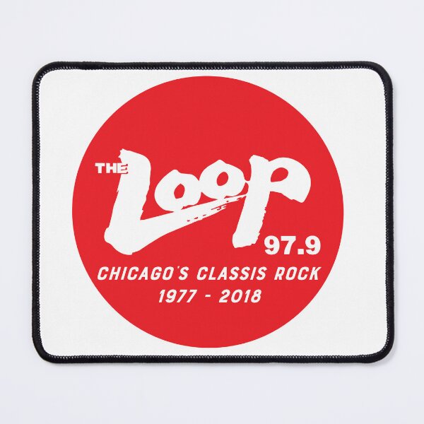 Item preview, Vintage-inspired tribute to “The Loop” (97.9 WLUP), the legendary Chicago rock radio station that defined an era of classic rock and rebellious broadcast culture designed and sold by PIXEL POP DESIGNS - Beyond the Norm!.