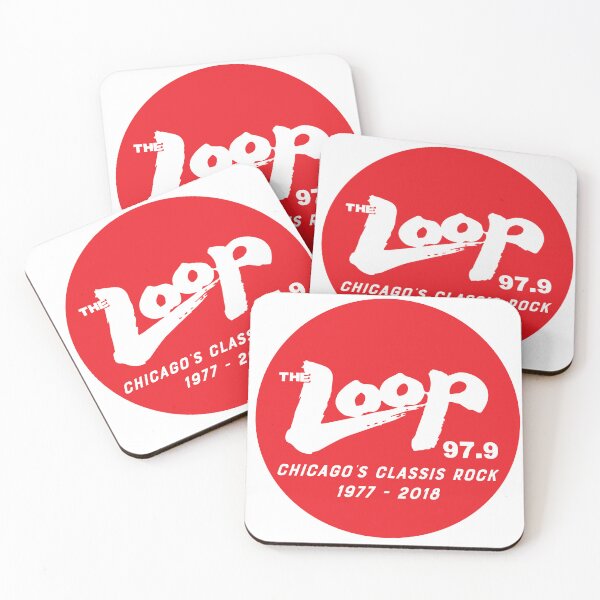 Item preview, Vintage-inspired tribute to “The Loop” (97.9 WLUP), the legendary Chicago rock radio station that defined an era of classic rock and rebellious broadcast culture designed and sold by PIXEL POP DESIGNS - Beyond the Norm!.