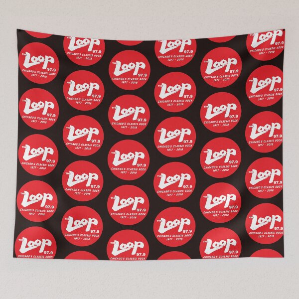 Item preview, Vintage-inspired tribute to “The Loop” (97.9 WLUP), the legendary Chicago rock radio station that defined an era of classic rock and rebellious broadcast culture designed and sold by PIXEL POP DESIGNS - Beyond the Norm!.