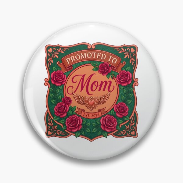 Item preview, Vintage Floral Mom Tee – Promoted To Mom Est 2026 Shirt designed and sold by relso.