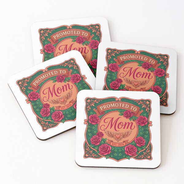 Item preview, Vintage Floral Mom Tee – Promoted To Mom Est 2026 Shirt designed and sold by relso.
