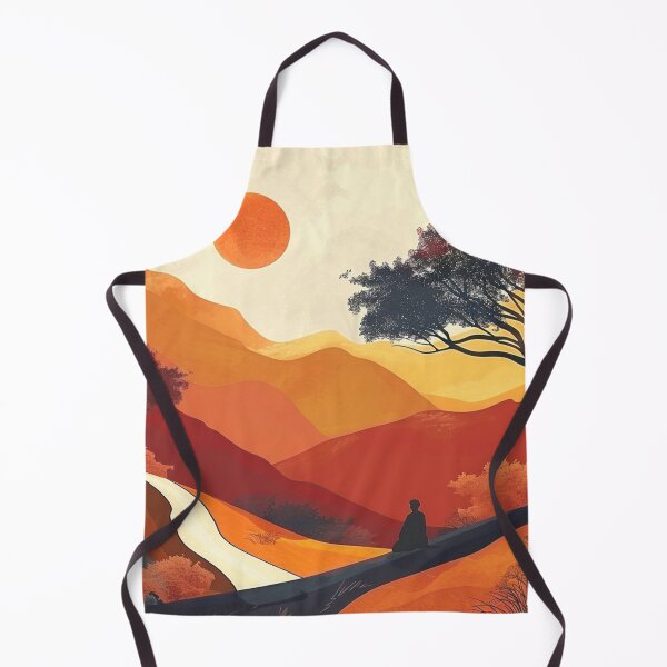 Item preview, Boho Landscape Zen-Inspired Tranquility Stylized Design Art designed and sold by DEC02.