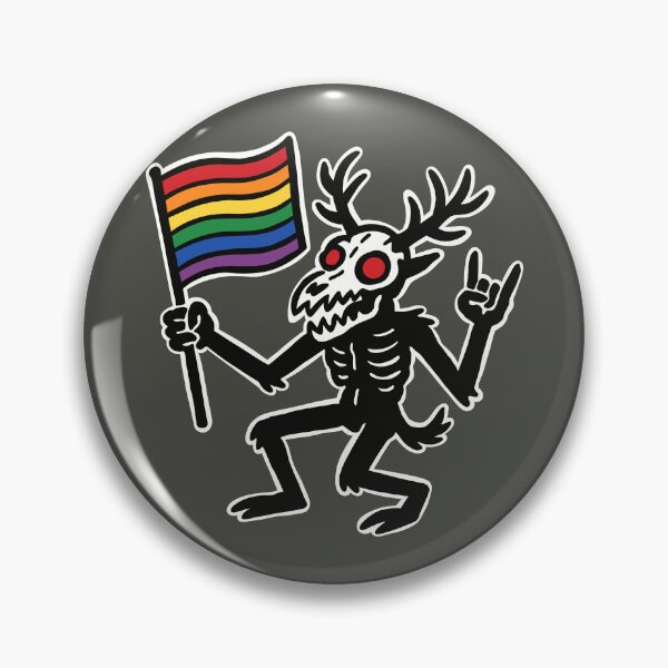 Item preview, Gay Pride Wendigo designed and sold by Ghost on Toast.