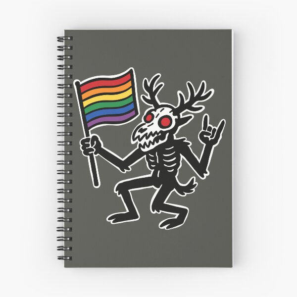 Item preview, Gay Pride Wendigo designed and sold by Ghost on Toast.