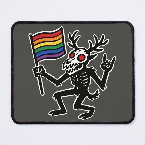 Item preview, Gay Pride Wendigo designed and sold by Ghost on Toast.