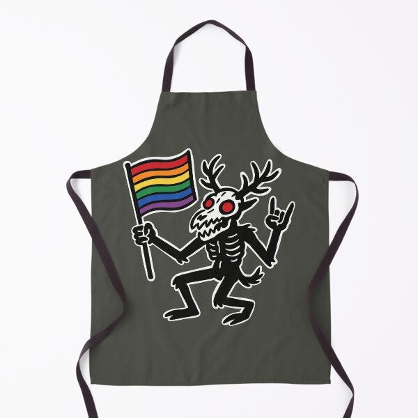 Item preview, Gay Pride Wendigo designed and sold by Ghost on Toast.