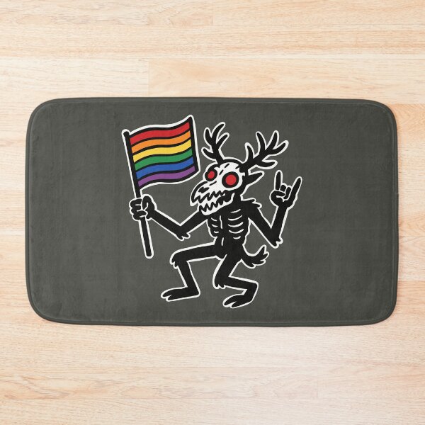 Item preview, Gay Pride Wendigo designed and sold by Ghost on Toast.