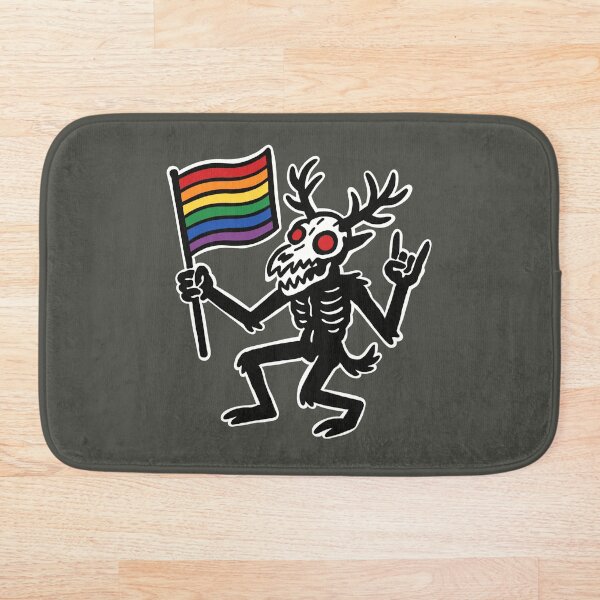 Item preview, Gay Pride Wendigo designed and sold by Ghost on Toast.