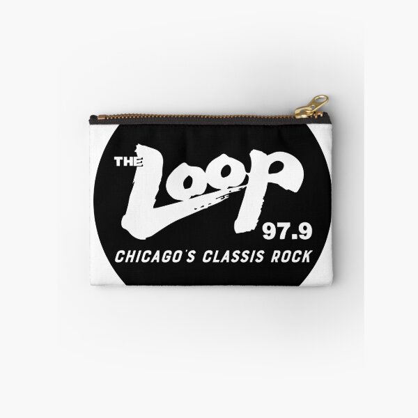 Item preview, Black Vintage-inspired tribute to “The Loop” (97.9 WLUP), the legendary Chicago rock radio station that defined an era of classic rock and rebellious broadcast culture designed and sold by PIXEL POP DESIGNS - Beyond the Norm!.