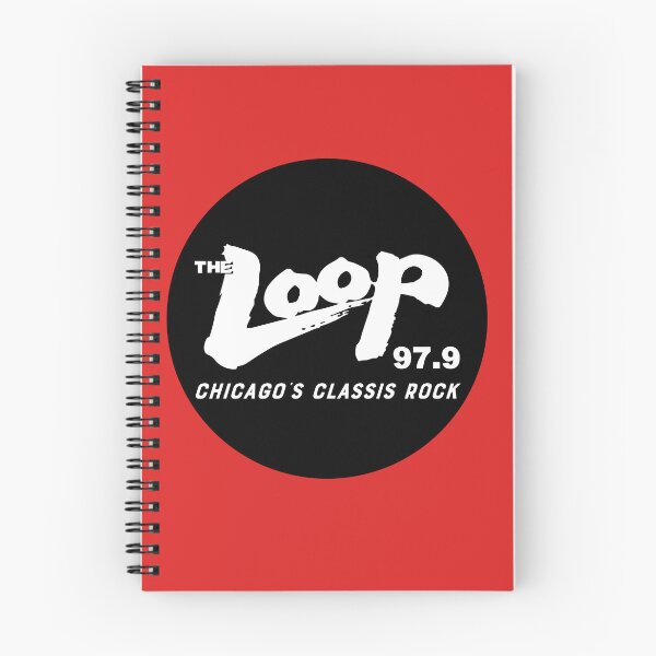 Item preview, Black Vintage-inspired tribute to “The Loop” (97.9 WLUP), the legendary Chicago rock radio station that defined an era of classic rock and rebellious broadcast culture designed and sold by PIXEL POP DESIGNS - Beyond the Norm!.