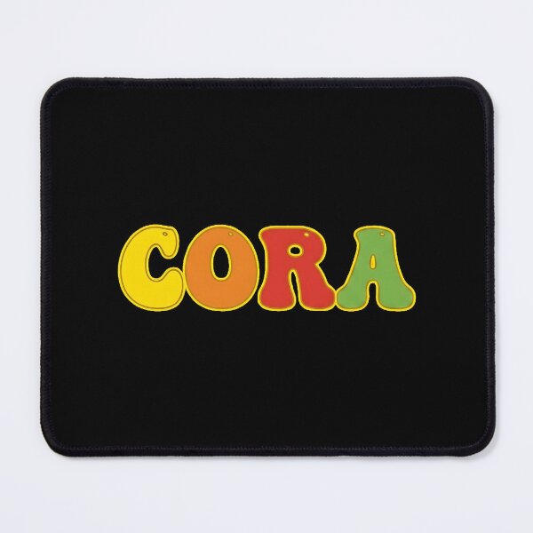 Item preview, ❤️ Cora Personalized Name Wavy Retro Shirt, Coffee Mug, Sticker Gift designed and sold by HelixPedia.