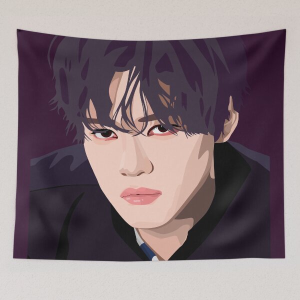 Item preview, Chenle WayV in a stunning digital art vector portrait designed and sold by Aome22.