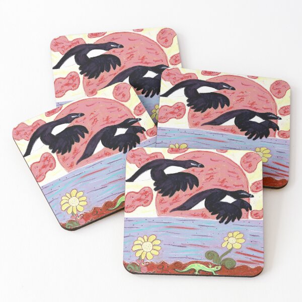 Item preview, Ravens at the Crimson Sun designed and sold by KarleneBeaver.