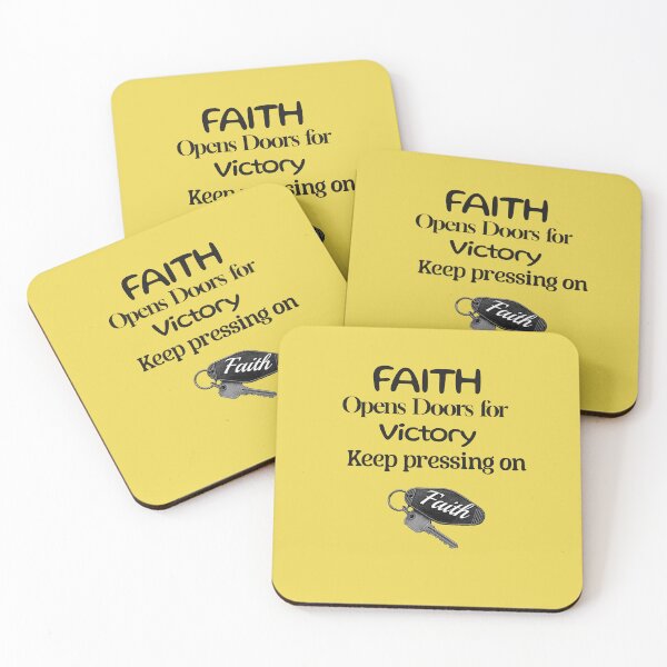 Item preview, Faith Opens doors for Victory-Keep Pressing on | Faith & Reflection designed and sold by HopeFilled Ink.