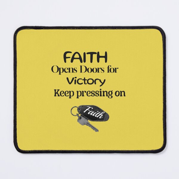 Item preview, Faith Opens doors for Victory-Keep Pressing on | Faith & Reflection designed and sold by HopeFilled Ink.