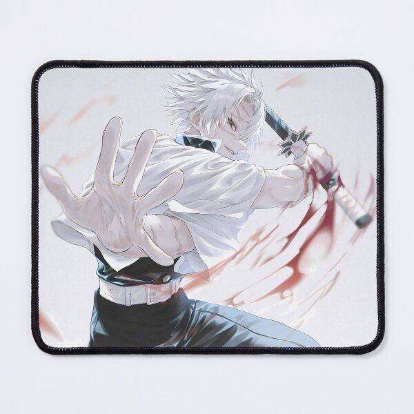 Item preview, Sanemi Shinazugawa Demon Slayer White Glow Heroic Motion designed and sold by TanglenRabbit.