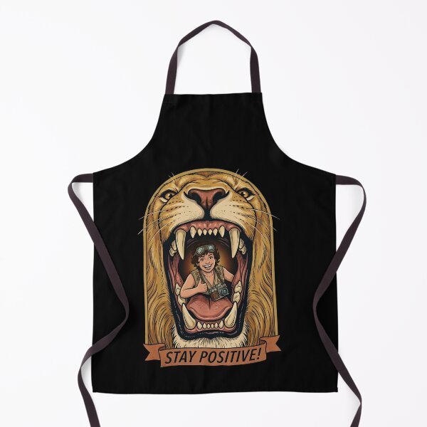 Item preview, Stay Positive – Funny Lion Illustration | Adventure Humor & Motivational Design designed and sold by Soulprint Art.