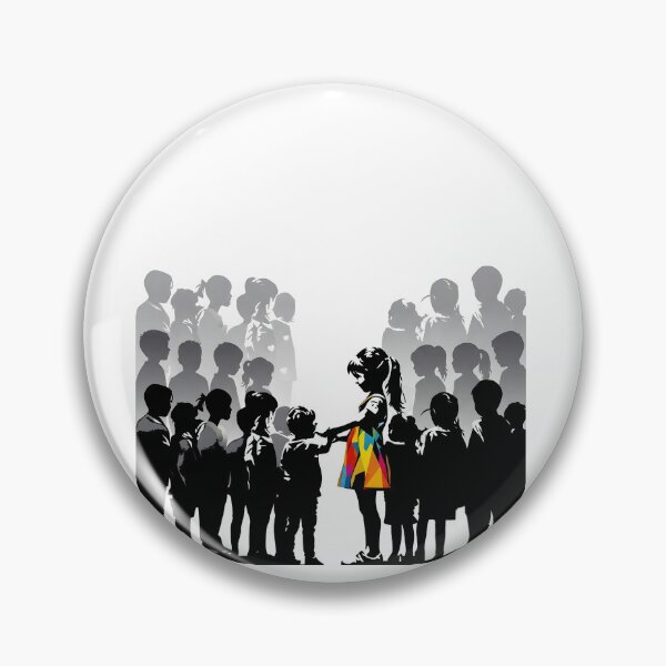 Item preview, Stand Out From The Crowd T-Shirt – Be Different, Be You, Anti-Bullying & Self-Expression Graphic  designed and sold by Soulprint Art.