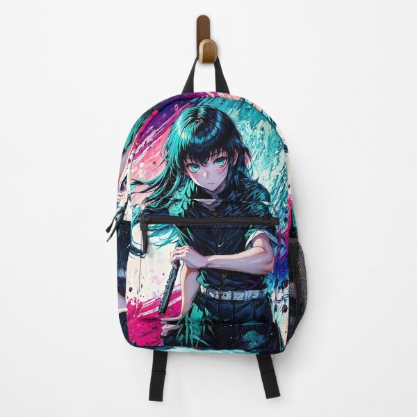Item preview, Muichiro Tokito Demon Slayer Neon Focus Portrait designed and sold by TanglenRabbit.