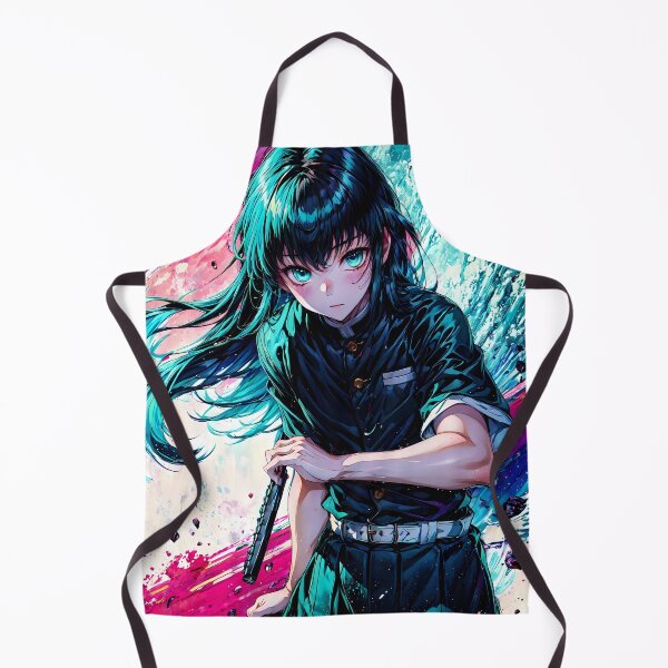 Item preview, Muichiro Tokito Demon Slayer Neon Focus Portrait designed and sold by TanglenRabbit.